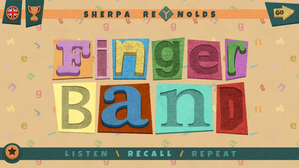 Titles - FingerBand - Screenshot Screenshot for the game 'Finger Band'